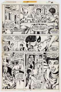 Zeck, Mike | Mike Zeck and Ernie Chan Power Man #51 Story Page 12 Original Art (Marvel, 1978).... | Heritage