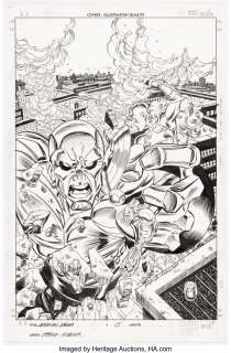 Frenz, Ron | Ron Frenz and Scott Koblish American Dream #5 Cover Original (Marvel, 2008).... | Heritage