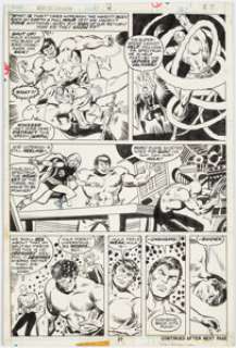 Heck, Don | Don Heck and Vince Colletta Giant-Size Defenders #4 Story Page 21 Original Art (Marvel, 1975).... | Heritage