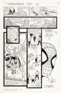 Larsen, Erik - Erik Larsen and Randy Emberlin The Amazing Spider-Man #339 Story Page 5 Original Art (Marvel, 1990)....