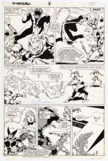 Anderson, Brent | Brent Anderson and Bob McLeod X-Men Annual #5 Story Page 24 Original Art (Marvel, 1981).... | Heritage