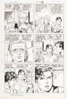 Byrne, John | John Byrne, Leonard Starr, and Keith Williams Action Comics #597 Story Page 10 Original Art (DC, 1988).... | Heritage