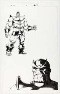 Starlin, Jim | Jim Starlin and Al Milgrom Marvel Universe: The End #1 Story Page 38 Original Art (Marvel, 2003).... | Heritage