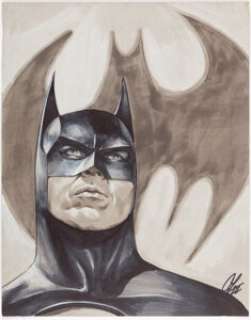 Unidentified Fantasy Artist - Cat Staggs - Batman ‘89 Illustration Original Art (2022)....