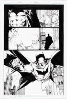 DC Artist - Shane Davis and Sandra Hope Story Page 3 Original Art Batman (DC, undated)....