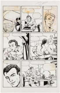 Lapham, David - David Lapham and Tom Ryder Shadowman #2 Story Page 9 Original Art (Valiant, 1992)....