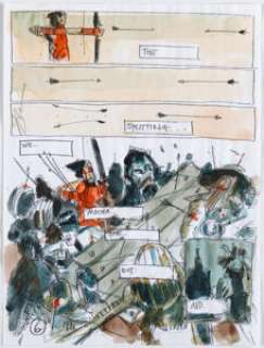 Davis, Simon - Simon Davis 2000 AD Prog #1986 Sláine Story Page 6 Original Art and Preliminary Art Page (Rebellion, 2016).... (Total: 2 Original Art)