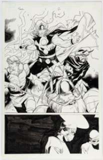 Coipel, Olivier | Olivier Coipel and Mark Morales Thor #1 Story Page 2 Original Art (Marvel, 2007).... | Heritage