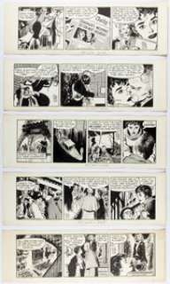 Thorne, Frank | Frank Thorne Dr. Guy Bennett Daily Comic Strip Original Art Group of 5 (Lafave Newspaper Features, 1959)... (Total: 5 Original Art) | Heritage