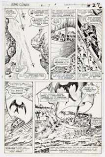 Buscema, John | John Buscema and Ernie Chan King Conan #7 Story Page 21 Original Art (Marvel, 1981).... | Heritage