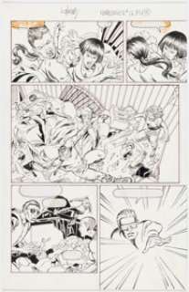 Lapham, David - David Lapham and Gonzalo Mayo Harbinger #12 Story Page 15 Original Art (Valiant, 1992)....