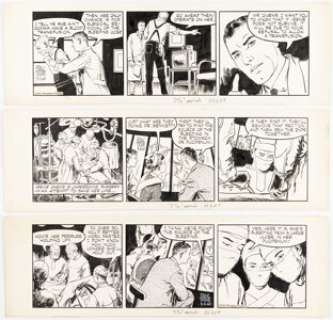 Frank Thorne | Dr. Guy Bennett Daily Comic Strip Original Art Group of 3 (Lafave Newspaper Features, 1960). ... (Total: 3 Original Art) | Heritage