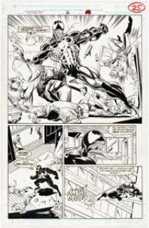 Mark Bagley And Al Milgrom | Venom: Lethal Protector #2 Story Page 19 Original Art (Marvel, 1993). | Heritage