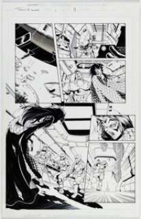 Kevin Lau and Sean Parsons Team X 2000 #1 Story Page 11 Original Art (Marvel, 1999).
