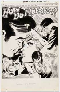 Jack Sparling and Barnard Sachs Girls’ Romances #134 Splash Page 1 Original Art (DC, 1968). | Heritage