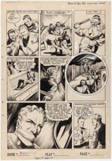 Rafael Astarita Fight Comics #27 Story Page 4 Original Art (Fiction House, 1943).