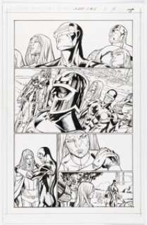 Carlos Pacheco and Paco Diaz Uncanny X-Men Vol. 2 #3 Story Page 17 Original Art (Marvel, 2012).