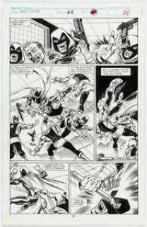 Mark Bagley and Tom Palmer Marc Spector: Moon Knight #25 Story Page 20 Original Art (Marvel, 1991). | Heritage