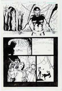 Shane Davis and Mark Morales Batman Annual #25 Story Page 27 Original Art (DC, 2006).