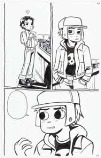 Bryan Lee O‘Malley Scott Pilgrim #2 - Scott Pilgrim vs. The World Story Page 47 Original Art (Oni Press, 2005).
