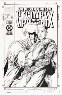Gene Ha and Al Vey The Adventures of Cyclops and Phoenix #2 Cover Original Art (Marvel, 1994). | Heritage