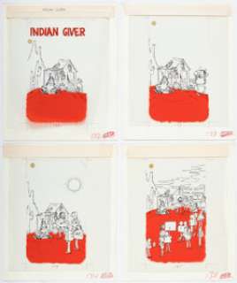 Sergio Aragonés In MAD We Trust Complete 10-Page Story "Indian Giver" Original Art (Warner Brothers, 1974). (Total: 10 Original Art) | Heritage