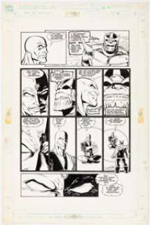 Ron Lim and John Beatty The Thanos Quest #1 Story Page 11 Original Art (Marvel, 1990). | Heritage