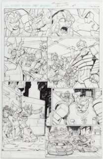 Dan Khanna Hasbro Transformers Collectors‘ Club #37 Story Page 3 Original Art (Fun Publications, 2011).