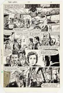 Ron Frenz and Tom Palmer Star Wars #77 Story Page 2 Original Art (Marvel, 1983). | Heritage