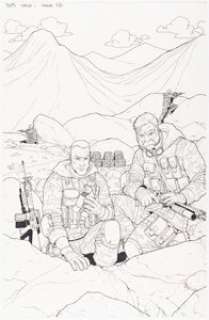 Jacen Burrows Garth Ennis‘ 303 #1 Splash Page 22 Original Art (Avatar Press, 2004).