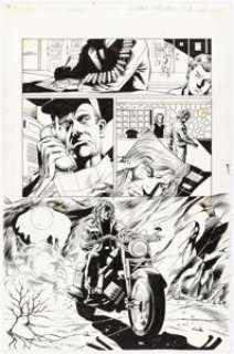 Ted Halsted and Mike DeCarlo Eternal Warrior #21 Story Page 8 Original Art (Valiant, 1994).