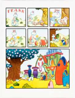 Jim Woodring - Frank 1-Page Story Original Art (c. 1995). | Heritage