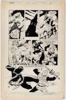 Chuck Patton and Rick Magyar Vigilante #35 Story Page 12 Original Art (DC, 1986). | Heritage