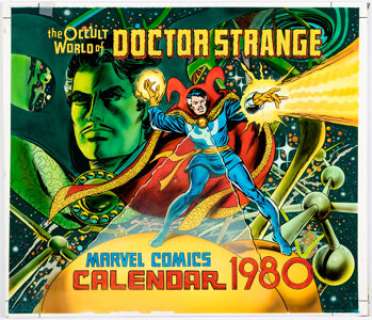 Tom Palmer Marvel Comics Calendar 1980 Cover Production Color Original Art (Marvel, 1979). | Heritage