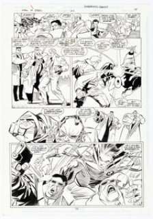 Jon Bogdanove and Dennis Janke Superman: The Man of Steel #20 "Funeral for a Friend" Story Page Original Art (DC, 1993). | Heritage