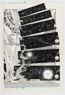 Pablo Marcos and Carlos Garzón Star Trek: The Next Generation #1 Story Page 1 Original Art (DC, 1988).