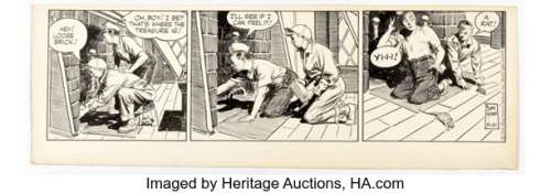 Frank Godwin Rusty Riley Daily Comic Strip Original Art dated 11-21-56 (King Features Syndicate, 1956). | Heritage
