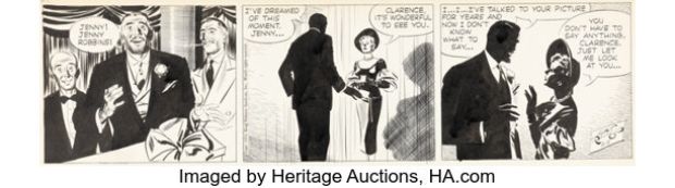 Alex Raymond Rip Kirby Daily Comic Strip Original Art dated 2-2-54 (King Features Syndicate, 1954). | Heritage