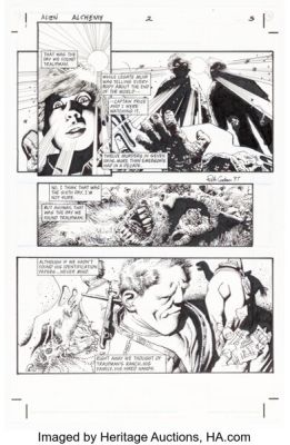 Richard Corben Aliens: Alchemy #2 Story Page 5 Original Art (Dark Horse 1997). | Heritage