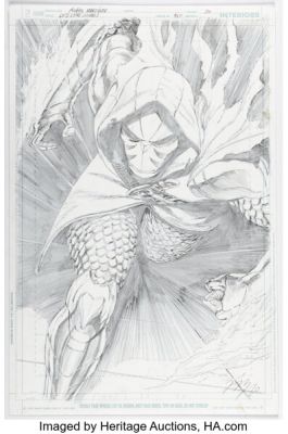 Álvaro Martínez Detective Comics #960 Azrael Splash Page 20 Pencils Original Art (DC, 2017).