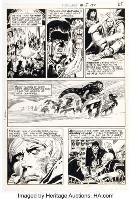 Joe Kubert Tomahawk #134 Firehair Story Page 4 Original Art (DC, 1971). | Heritage