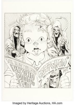 Guillem March Creepshow Volume 2 #1 Cover Original Art (Image, 2023).