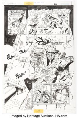 Dean Zachary, Robert Campanella, and Sal Buscema Batman: Day of Judgment #1 Story Page 26 Original Art (DC, 1999).