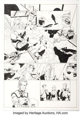 Martin Geraghty and David Roach Doctor Who Magazine #408 Story Page 3 Original Art (Panini UK, 2009).