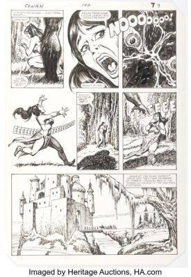 John Buscema and Ernie Chan Conan the Barbarian #142 Story Page 8 Original Art (Marvel, 1983). | Heritage