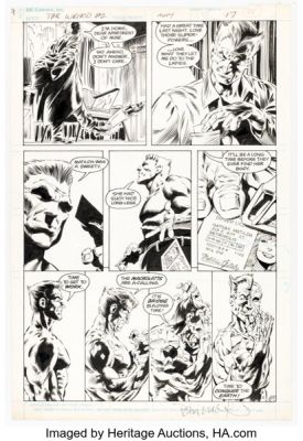 Bernie Wrightson and Dan Green The Weird #2 Story Page 17 Original Art (DC, 1988). | Heritage