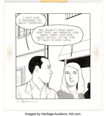 Adrian Tomine - Single Panel Gag Illustration Original Art (undated). | Heritage