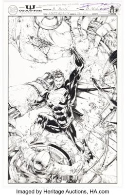 Brett Booth and Danny Miki Batman: The Brave and the Bold #2 Superman Variant Cover Original Art (DC, 2023). | Heritage