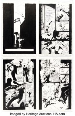 Derec (Aucoin) Donovan and Mark Propst R.E.B.E.L.S. ‘95 #10 Story Pages Original Art Group of 12 (DC, 1995). (Total: 12 Original Art)