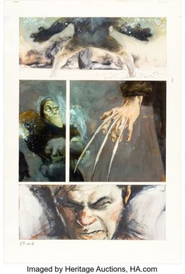 Kent Williams Havok and Wolverine: Meltdown #4 Story Page 29 Original Art (Marvel, 1989). | Heritage